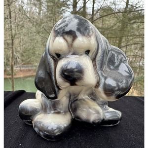 Adorable Vintage Styson China USA Ceramic St. Charles Cavalier Dog Figurine -S1